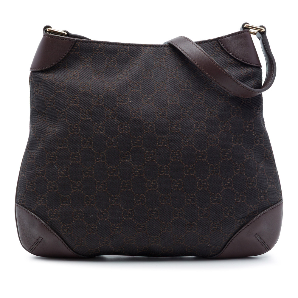 Pre-Loved Gucci GG Denim Shoulder Bag
